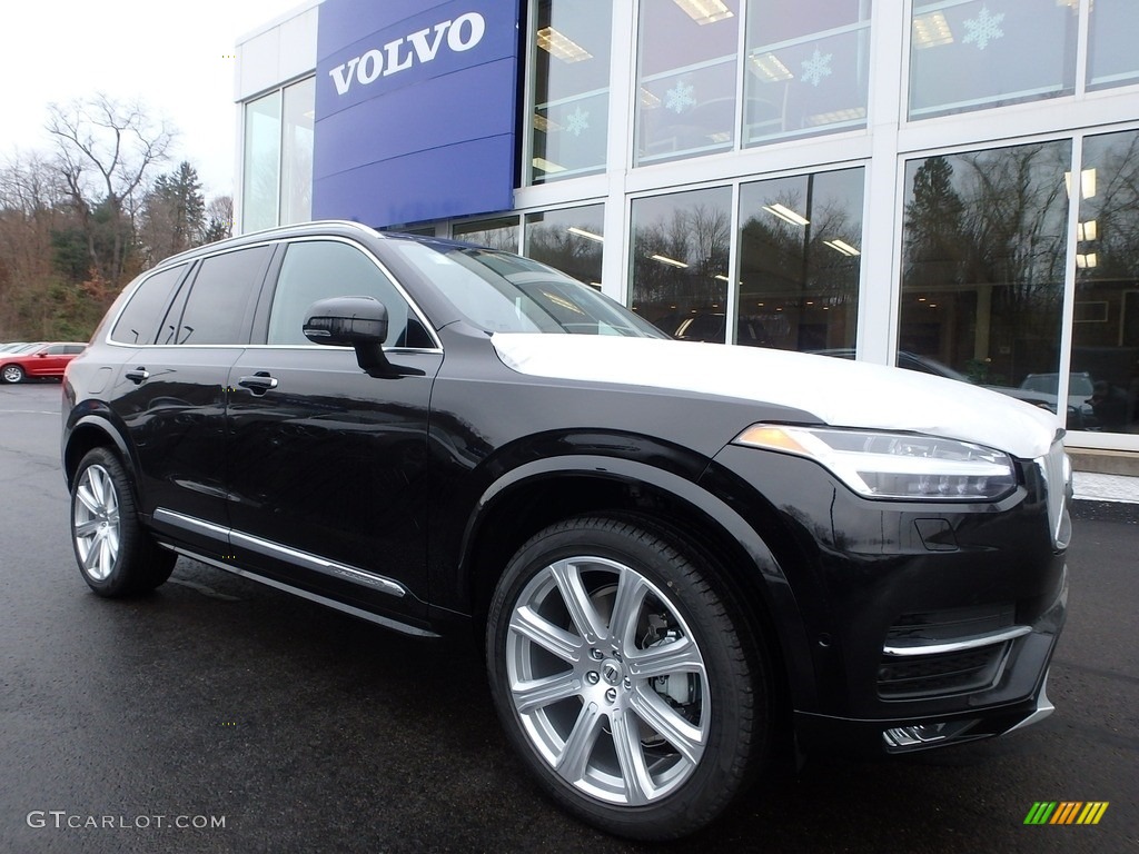 Onyx Black Metallic 2019 Volvo XC90 T6 AWD Inscription Exterior Photo #130686697