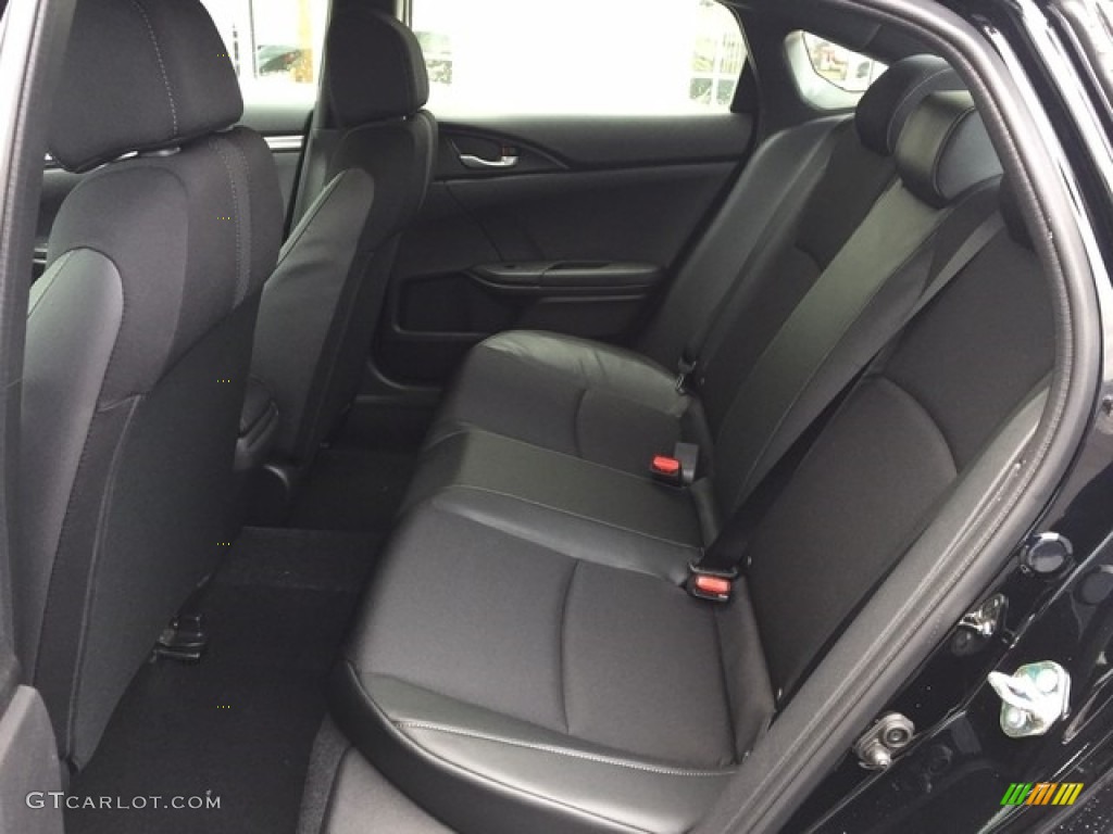 Black Interior 2019 Honda Civic Sport Sedan Photo #130687033
