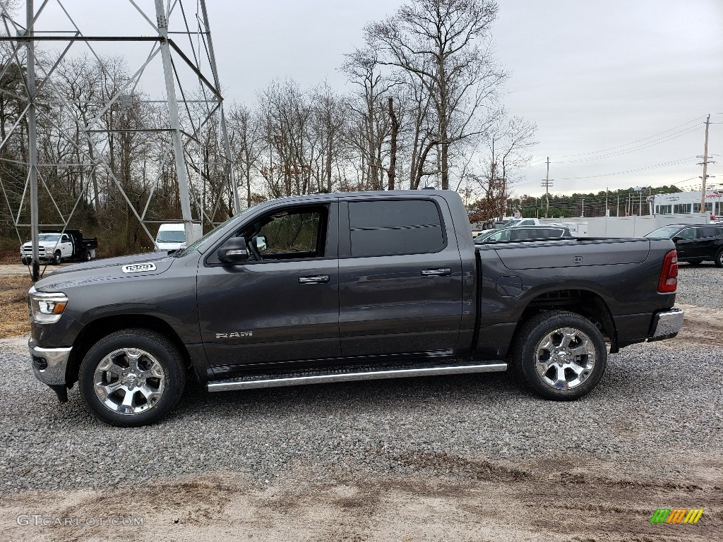 2019 1500 Big Horn Crew Cab 4x4 - Granite Crystal Metallic / Black photo #5