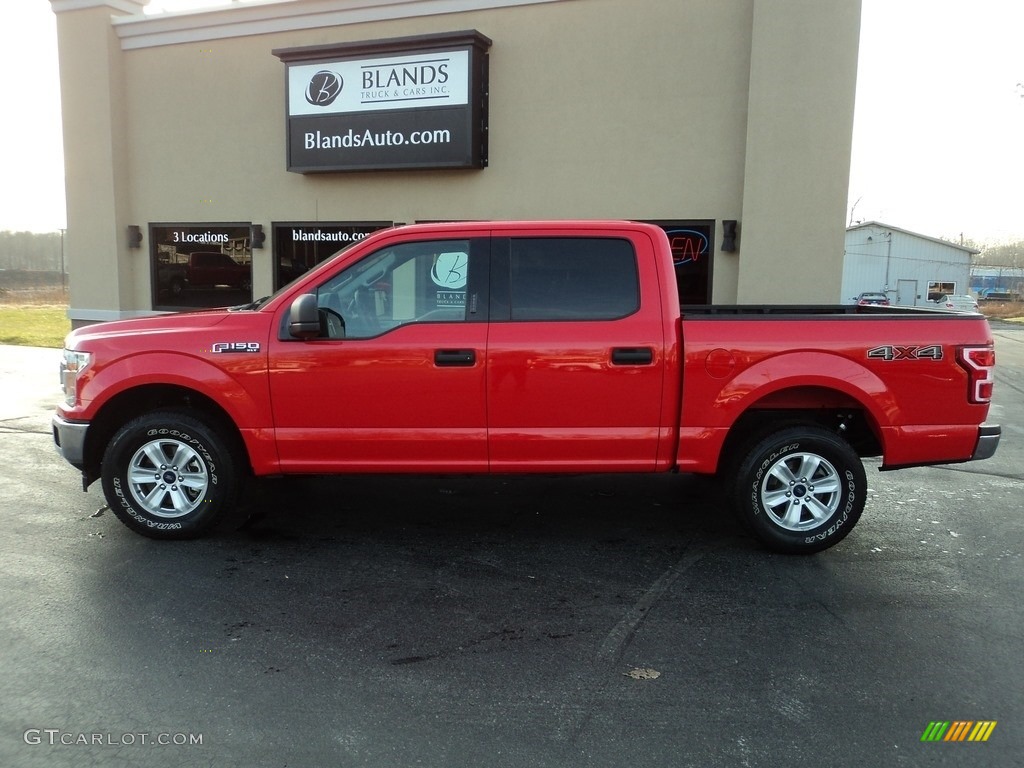 2018 F150 XLT SuperCrew 4x4 - Race Red / Earth Gray photo #1