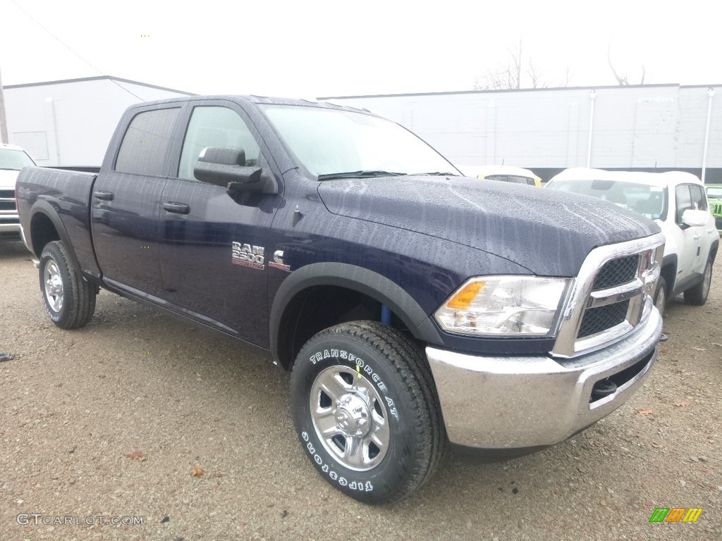 2018 2500 Tradesman Crew Cab 4x4 - True Blue Pearl / Black/Diesel Gray photo #8