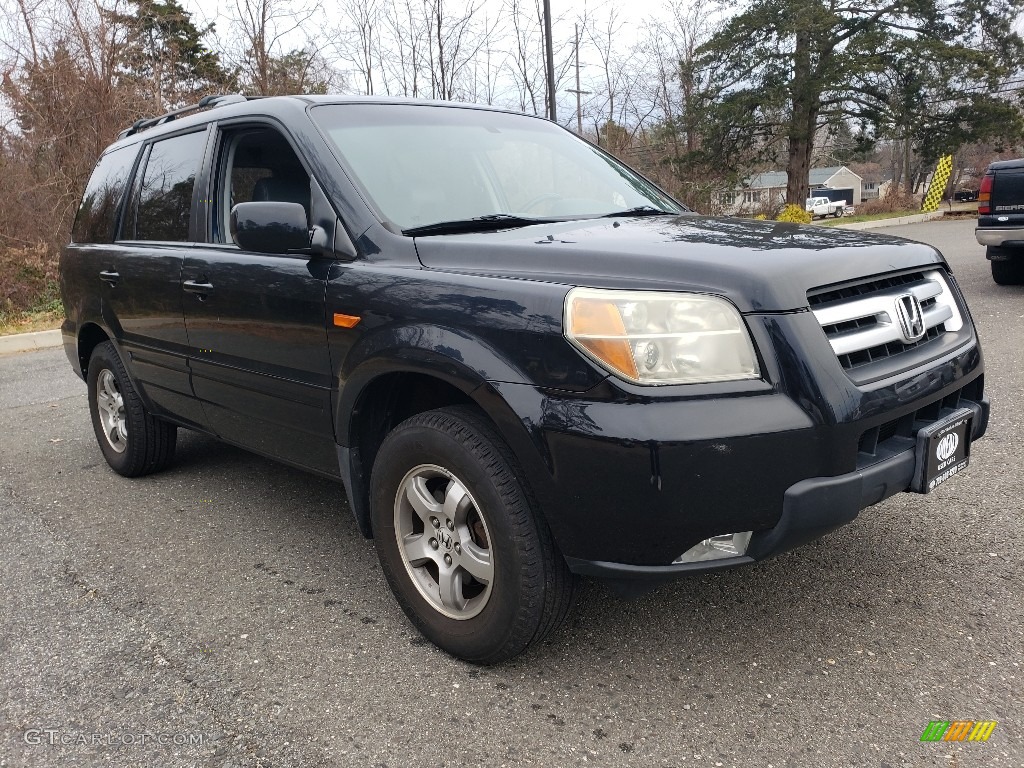 2006 Pilot EX-L 4WD - Nighthawk Black Pearl / Gray photo #3