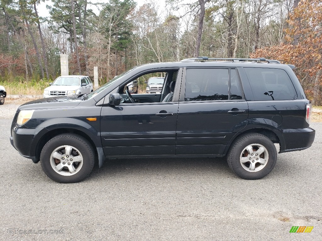 2006 Pilot EX-L 4WD - Nighthawk Black Pearl / Gray photo #4