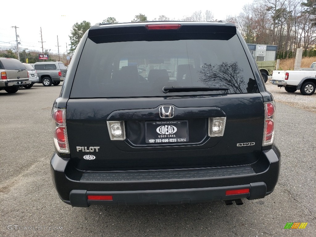 2006 Pilot EX-L 4WD - Nighthawk Black Pearl / Gray photo #6