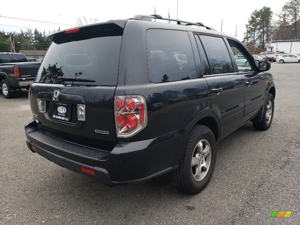2006 Pilot EX-L 4WD - Nighthawk Black Pearl / Gray photo #7