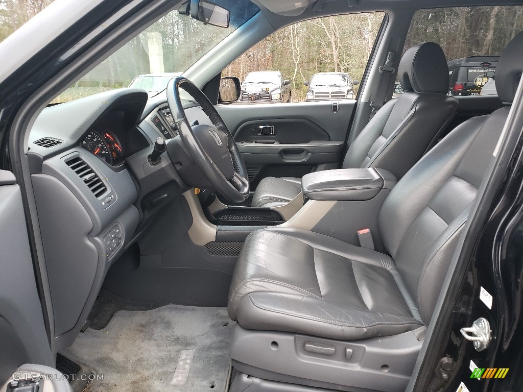 2006 Pilot EX-L 4WD - Nighthawk Black Pearl / Gray photo #20