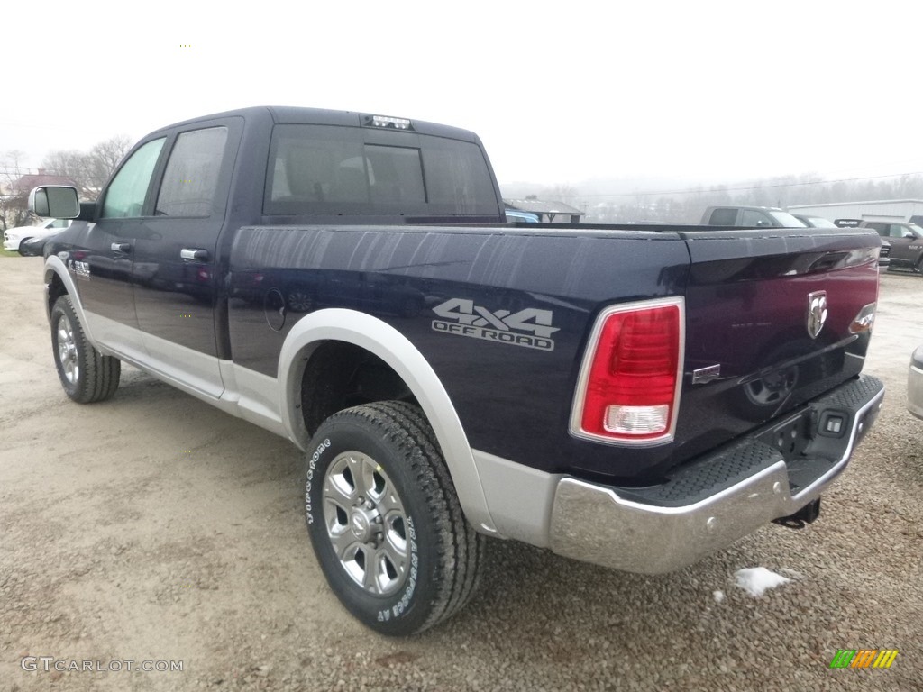 2018 2500 Laramie Crew Cab 4x4 - True Blue Pearl / Brown/Light Frost Beige photo #3
