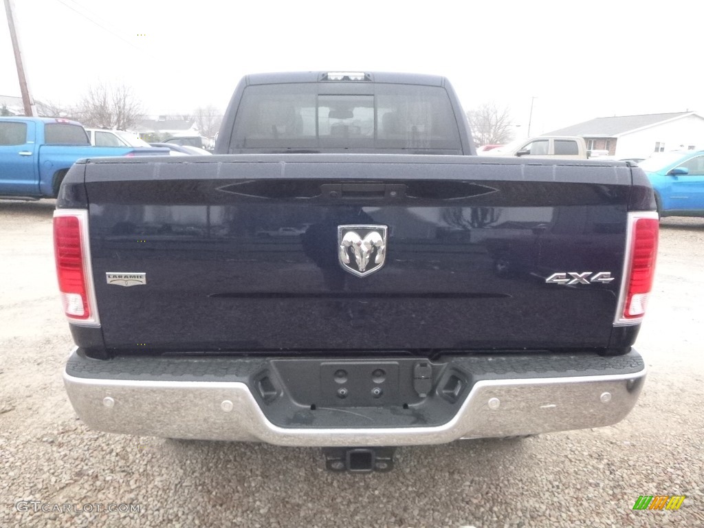 2018 2500 Laramie Crew Cab 4x4 - True Blue Pearl / Brown/Light Frost Beige photo #4