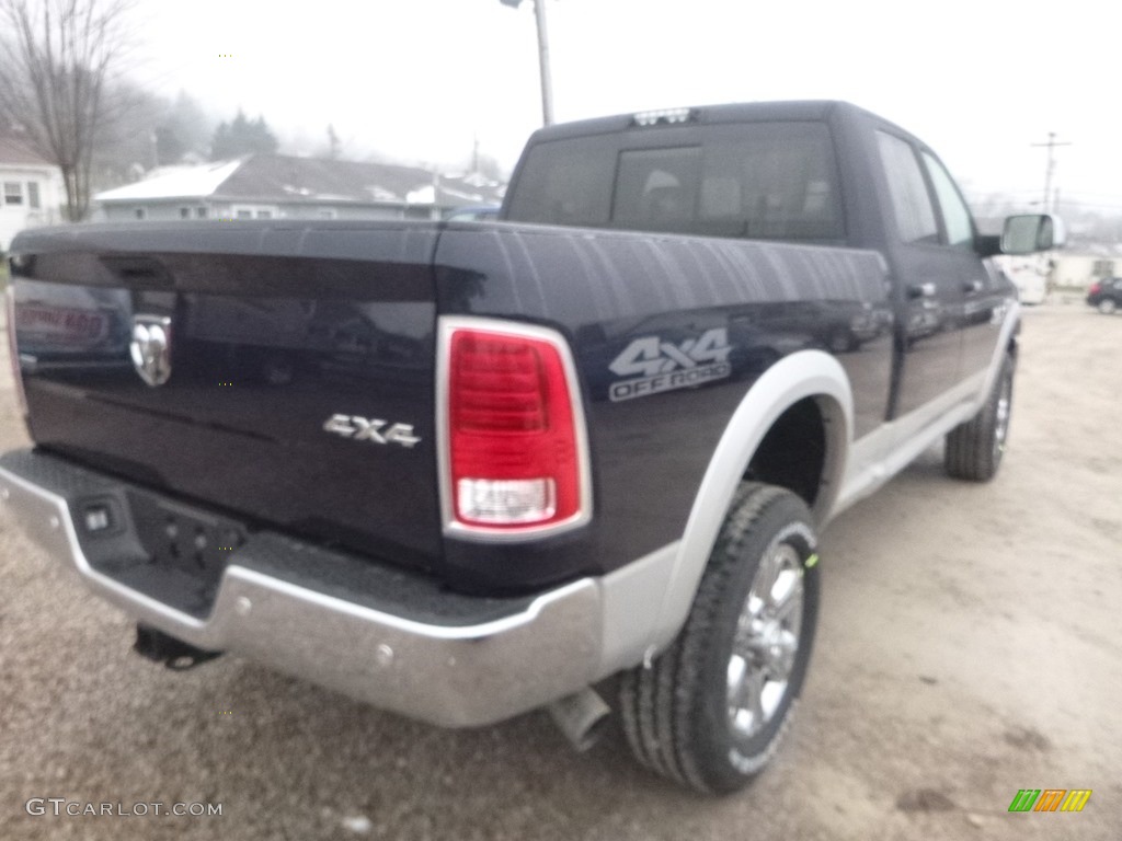 2018 2500 Laramie Crew Cab 4x4 - True Blue Pearl / Brown/Light Frost Beige photo #5
