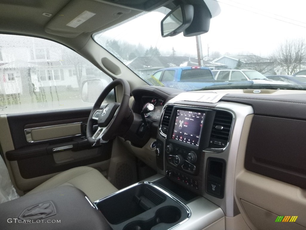 2018 2500 Laramie Crew Cab 4x4 - True Blue Pearl / Brown/Light Frost Beige photo #12