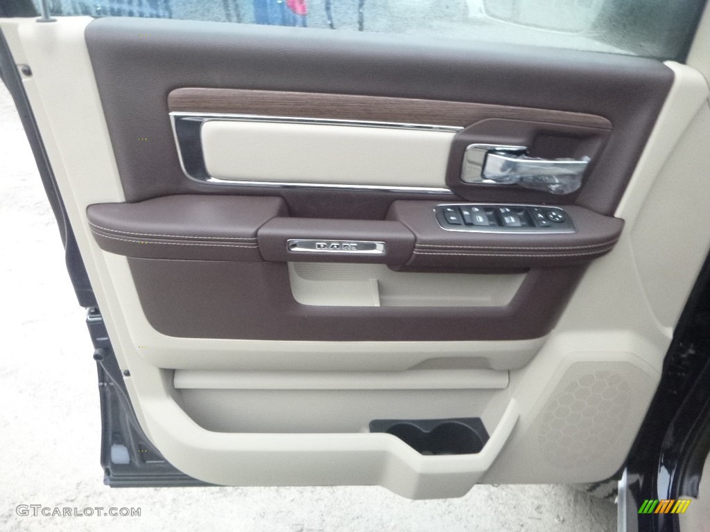 2018 2500 Laramie Crew Cab 4x4 - True Blue Pearl / Brown/Light Frost Beige photo #15