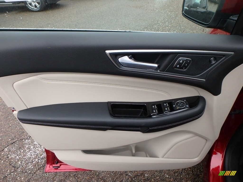 2019 Ford Edge Titanium AWD Ceramic Door Panel Photo #130695589