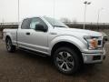 Ingot Silver 2019 Ford F150 STX SuperCab 4x4 Exterior