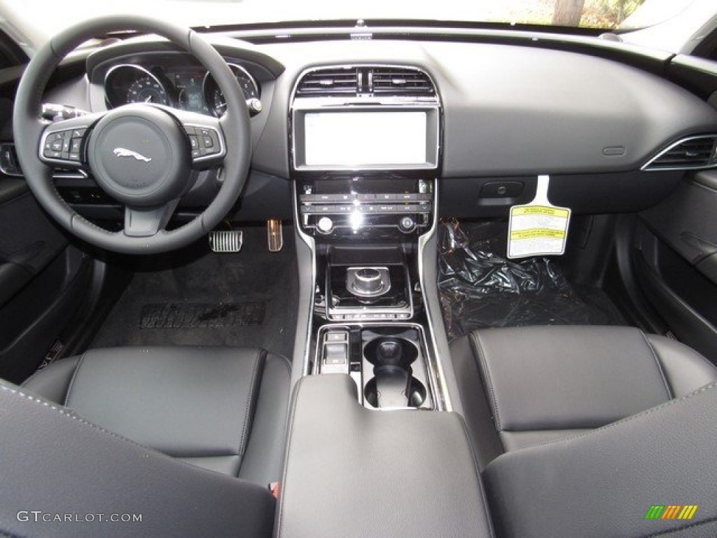 2019 Jaguar XE Premium Ebony Dashboard Photo #130696798