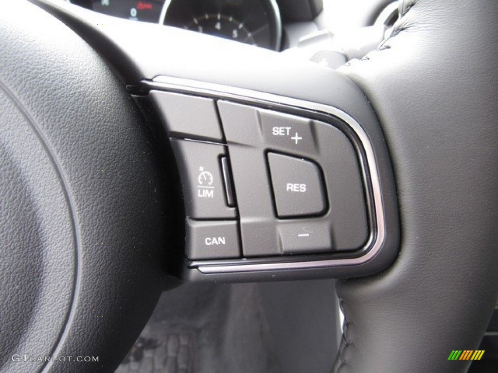 2019 Jaguar XE Premium Ebony Steering Wheel Photo #130697236