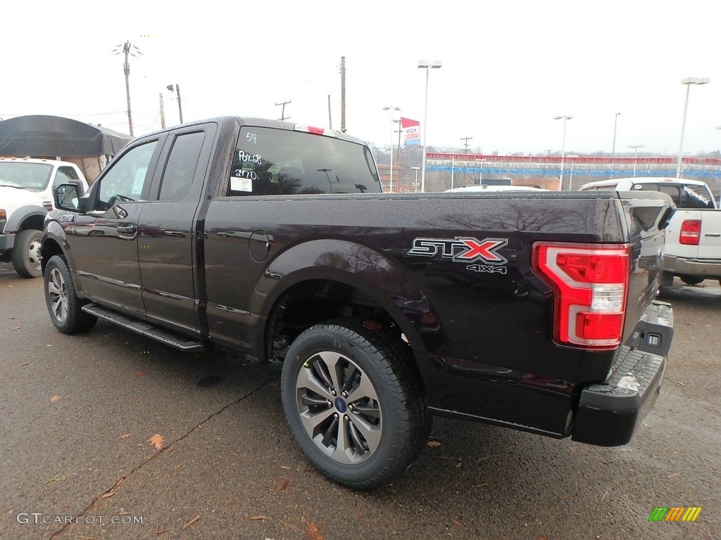 2019 F150 STX SuperCab 4x4 - Magma Red / Black photo #4