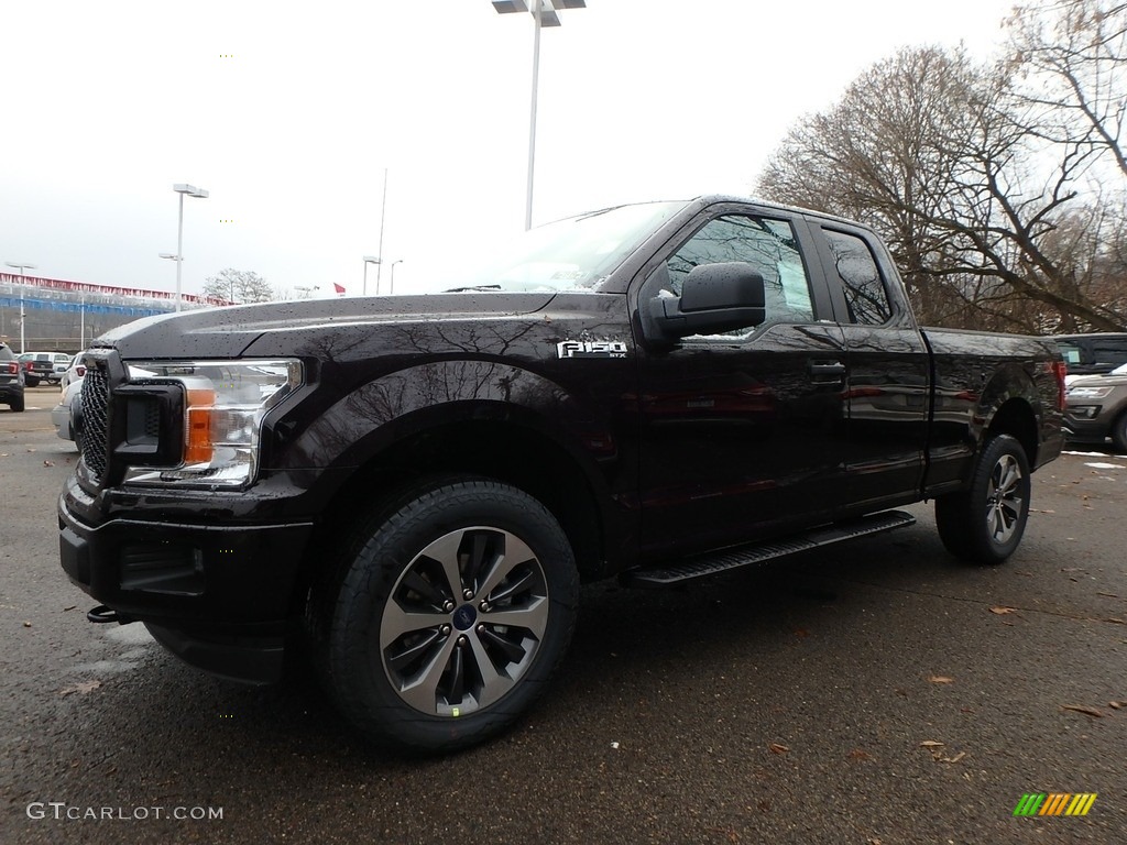 2019 F150 STX SuperCab 4x4 - Magma Red / Black photo #6