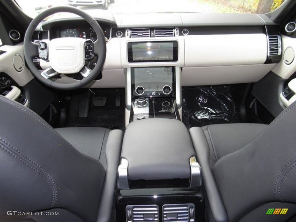 2019 Land Rover Range Rover HSE Ebony/Ivory Dashboard Photo #130698044
