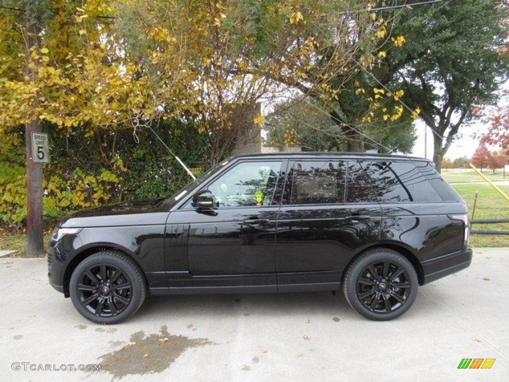 Santorini Black Metallic 2019 Land Rover Range Rover HSE Exterior Photo #130698217