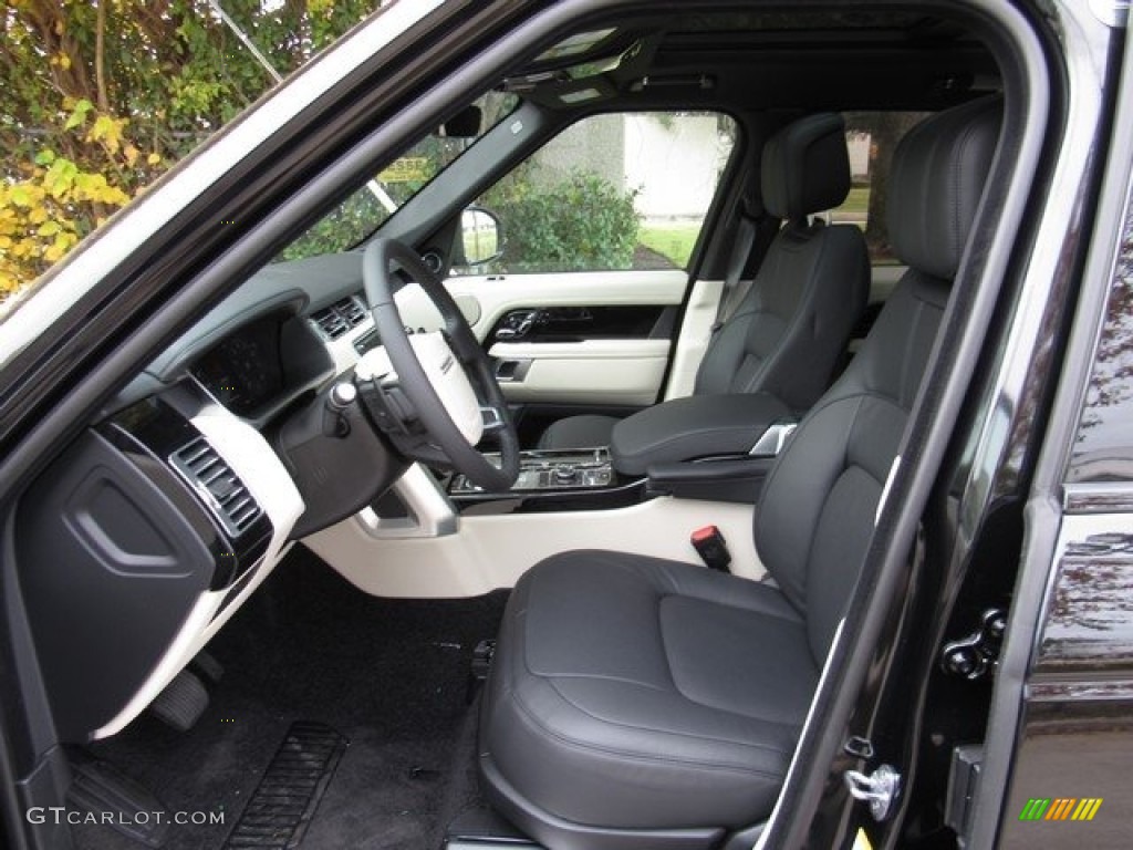 Ebony/Ivory Interior 2019 Land Rover Range Rover HSE Photo #130698238