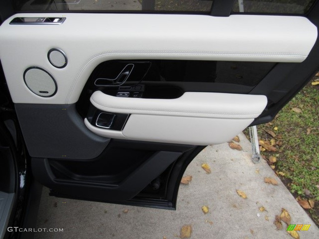 2019 Land Rover Range Rover HSE Ebony/Ivory Door Panel Photo #130698397