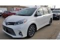 2019 Blizzard Pearl White Toyota Sienna Limited AWD  photo #1