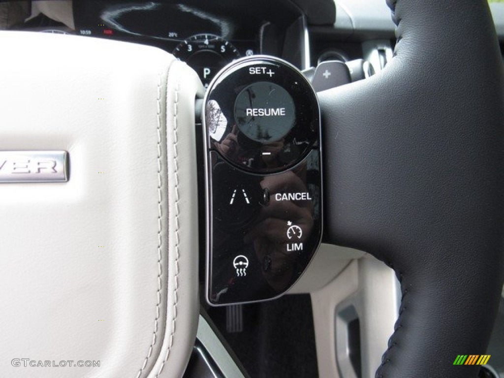 2019 Land Rover Range Rover HSE Ebony/Ivory Steering Wheel Photo #130698553