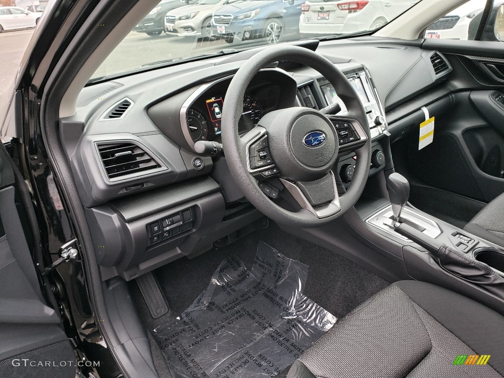 Black Interior 2019 Subaru Impreza 2.0i Premium 4-Door Photo #130702972