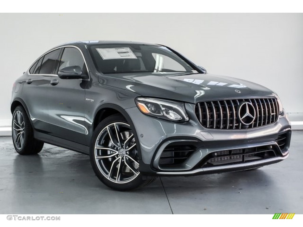 Selenite Grey Metallic 2019 Mercedes-Benz GLC AMG 63 4Matic Coupe Exterior Photo #130704178