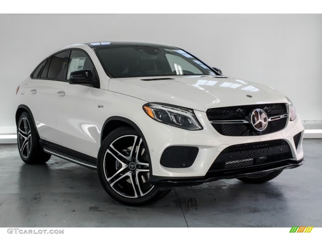 designo Diamond White Metallic 2019 Mercedes-Benz GLE 43 AMG 4Matic Coupe Exterior Photo #130704499
