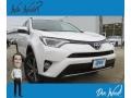 2016 Super White Toyota RAV4 XLE AWD  photo #1