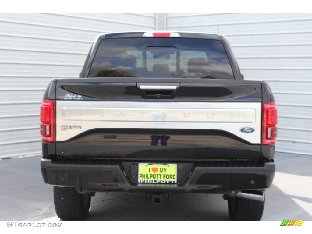 2017 F150 Platinum SuperCrew 4x4 - Shadow Black / Black photo #7