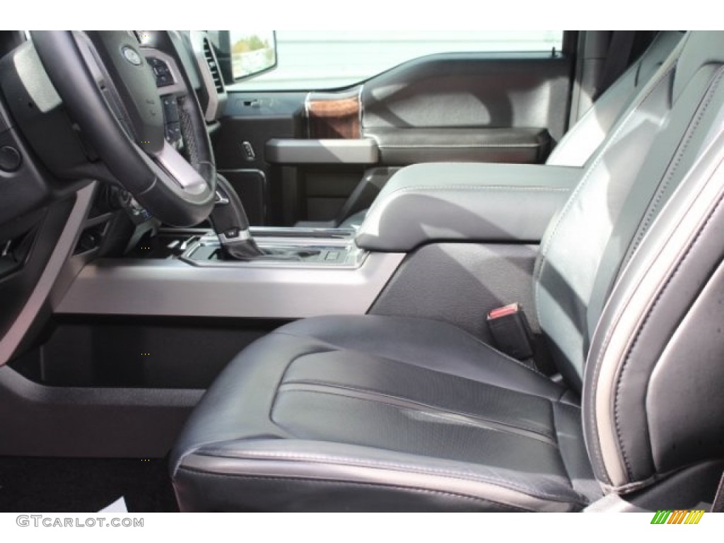 2017 F150 Platinum SuperCrew 4x4 - Shadow Black / Black photo #10