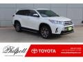 2019 Blizzard Pearl White Toyota Highlander XLE  photo #1