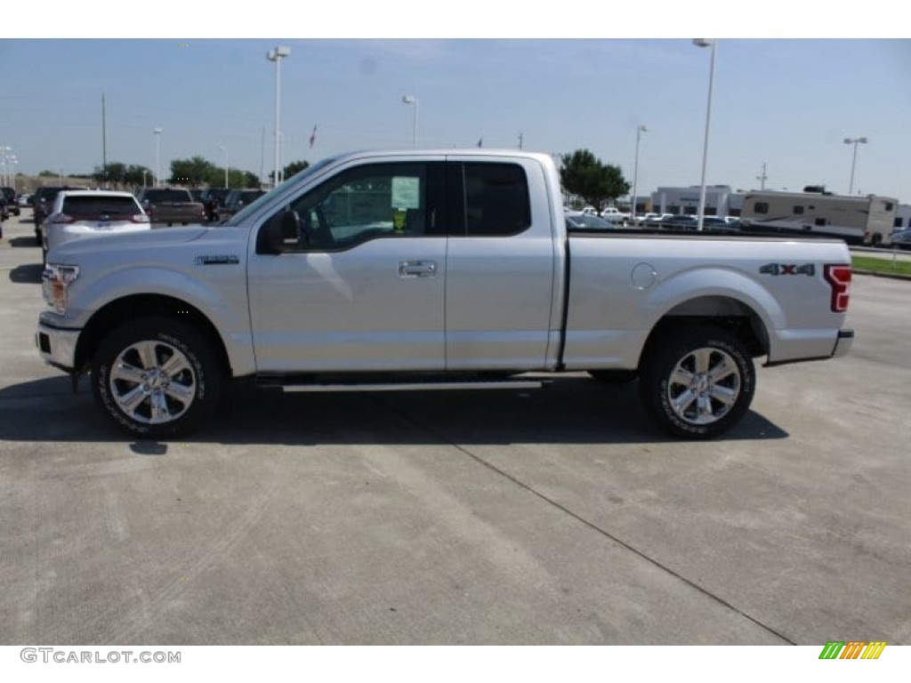 2018 F150 XLT SuperCab 4x4 - Ingot Silver / Light Camel photo #5