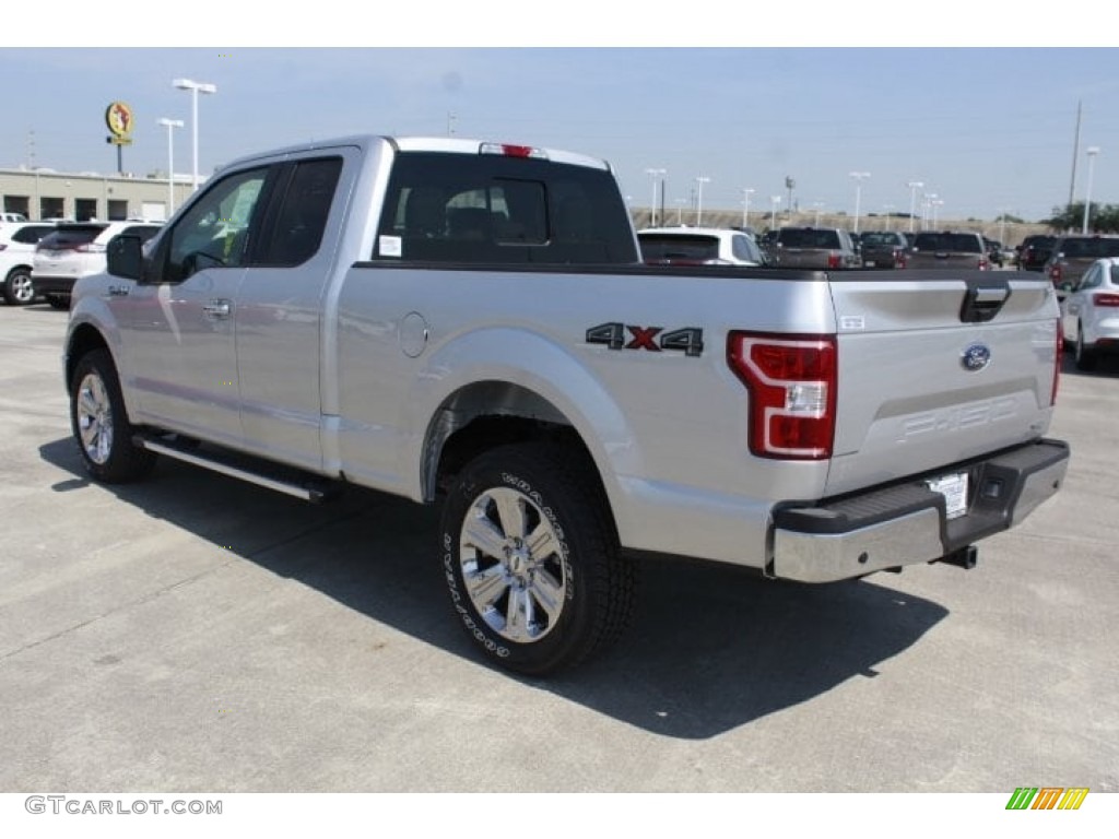 2018 F150 XLT SuperCab 4x4 - Ingot Silver / Light Camel photo #7