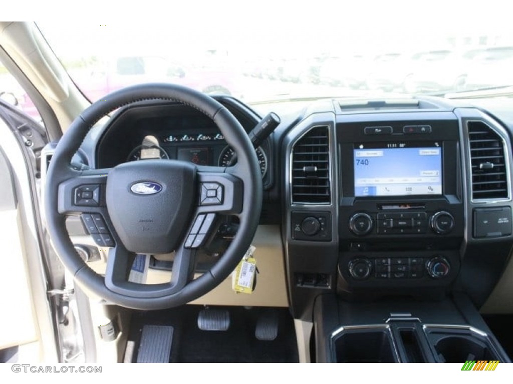 2018 F150 XLT SuperCab 4x4 - Ingot Silver / Light Camel photo #24