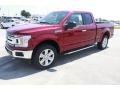 2018 Ruby Red Ford F150 XLT SuperCab 4x4  photo #3