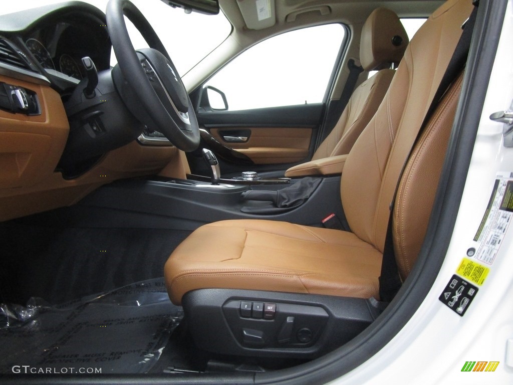2015 3 Series 328i xDrive Sedan - Mineral White Metallic / Saddle Brown photo #10