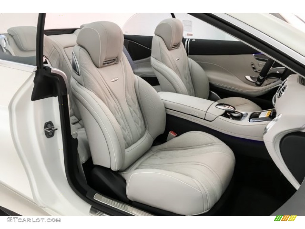 designo Crystal Grey/Black Interior 2019 Mercedes-Benz S AMG 63 4Matic Cabriolet Photo #130709969