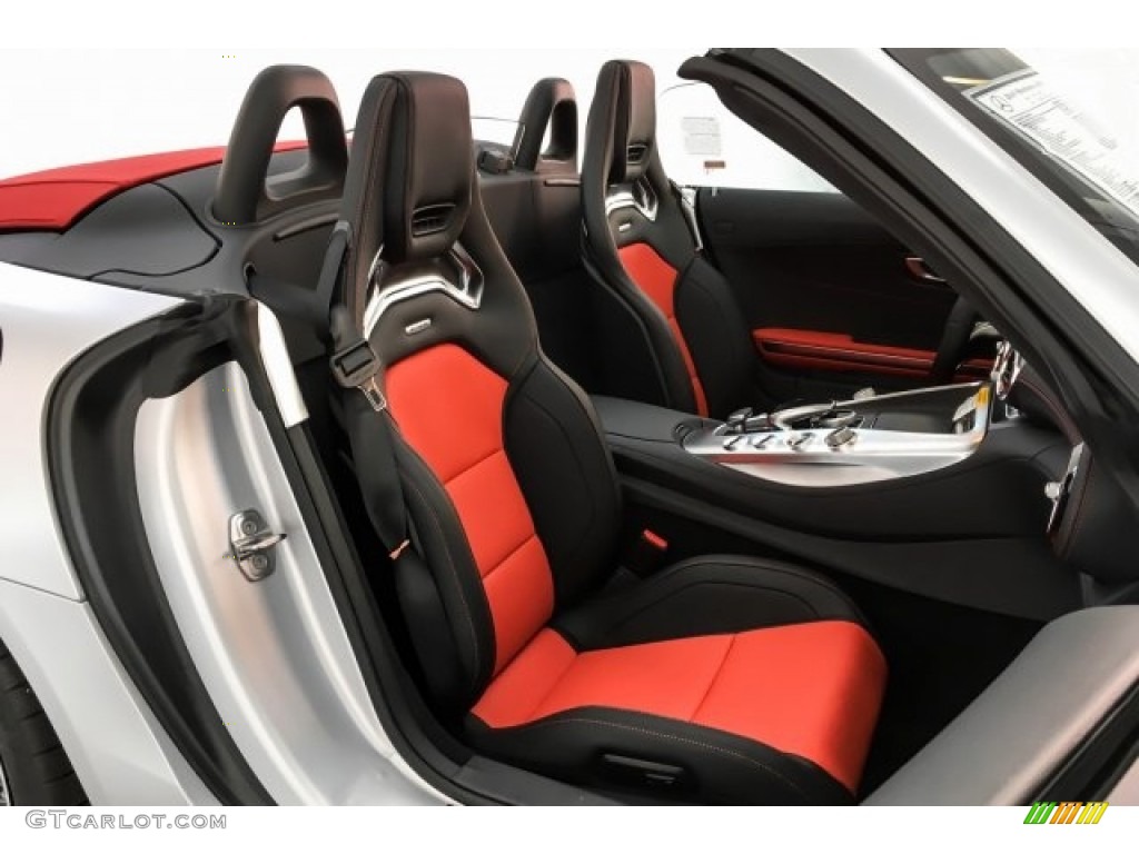 2019 AMG GT Roadster - designo Iridium Silver Magno (Matte) / Red Pepper/Black photo #6