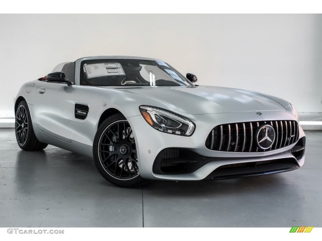 designo Iridium Silver Magno (Matte) 2019 Mercedes-Benz AMG GT Roadster Exterior Photo #130711295