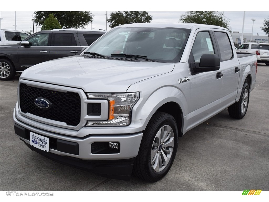 2018 F150 XL SuperCrew - Ingot Silver / Earth Gray photo #3