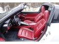 Black/Bordeaux Red 2017 Porsche 911 Targa 4 GTS Interior Color