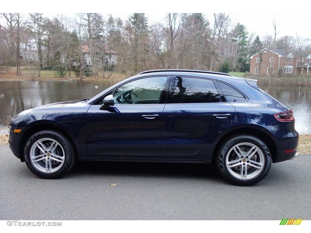 2018 Macan  - Night Blue Metallic / Black/Garnet Red photo #7