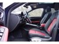 2018 Porsche Macan Black/Garnet Red Interior Front Seat Photo