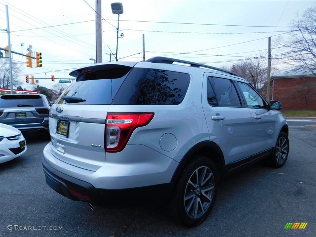 2015 Explorer XLT 4WD - Ingot Silver / Charcoal Black photo #5