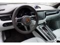 2018 Porsche Macan Agate Grey/Pebble Grey Interior Steering Wheel Photo