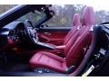 Black/Bordeaux Red 2019 Porsche 911 Turbo Cabriolet Interior Color