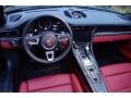 2019 Porsche 911 Black/Bordeaux Red Interior Steering Wheel Photo